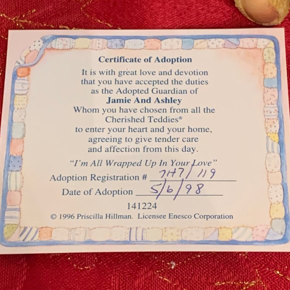 Cherished Teddies - Jamie and Ashley - I’m All Wrapped Up In Your Love - Picture 6 of 9